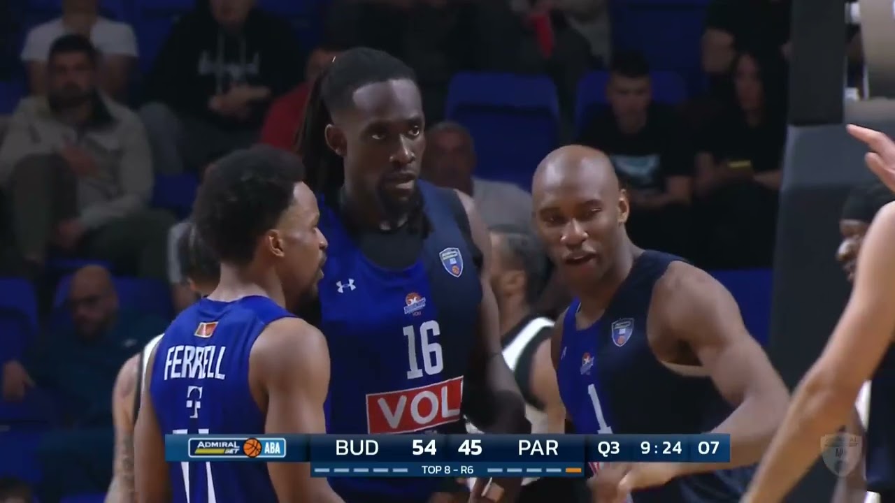 AdmiralBet ABA League 2025/26, Ext. HL, Top 8 R6: Budućnost VOLI - Partizan Mozzart Bet (5.4.26)