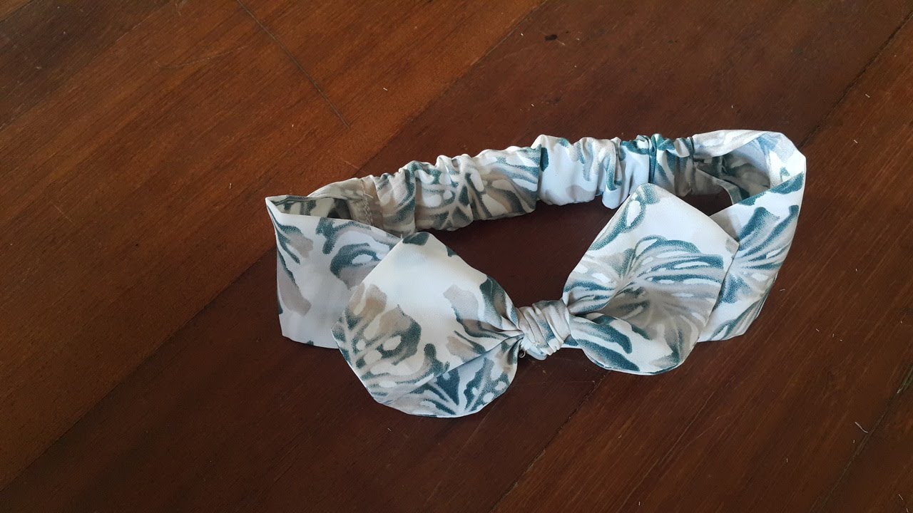 DIY  Headband baby girl Handmade (free pattern) - สอนทำผ้าคาดผมเด็ก ตัดเย็บเอง พร้อมแพทเทิร์น