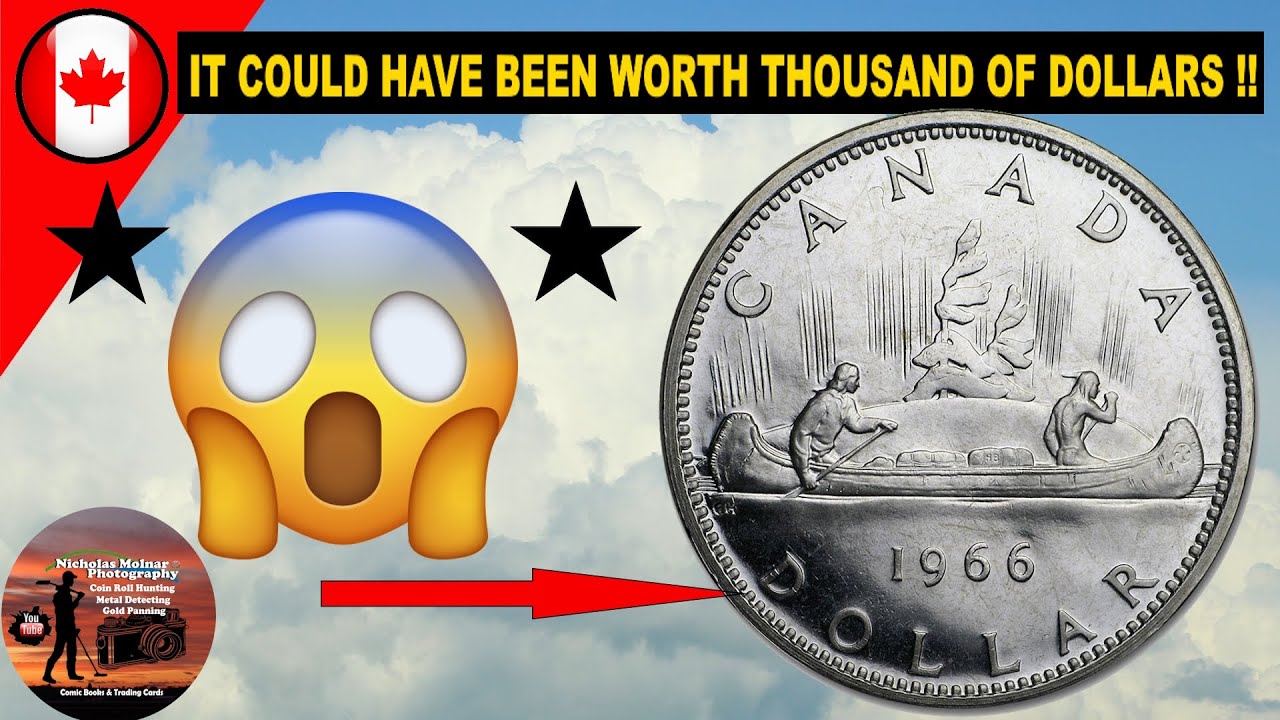 1966 Canada1 Dollar Silver Coin 🤷&zwj;♂️It' could have be Worth lots of Money 😲