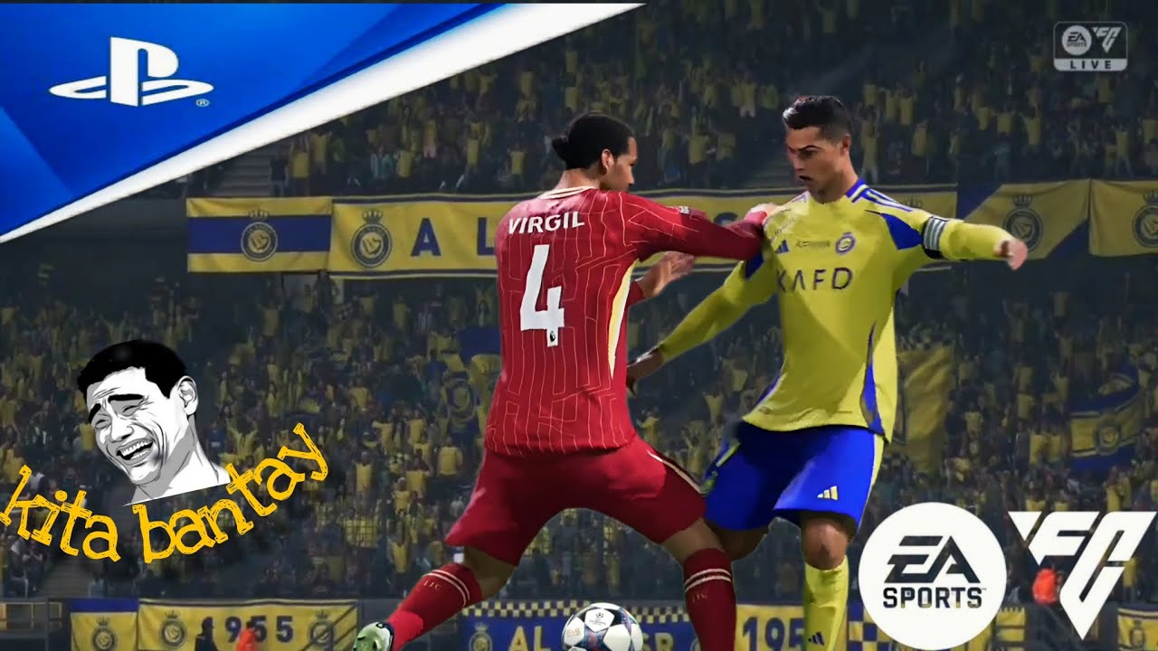 EA SPORT FC 25, Al Nassr FC vs Liverpool FC (Gameplay PS 5 with friend)