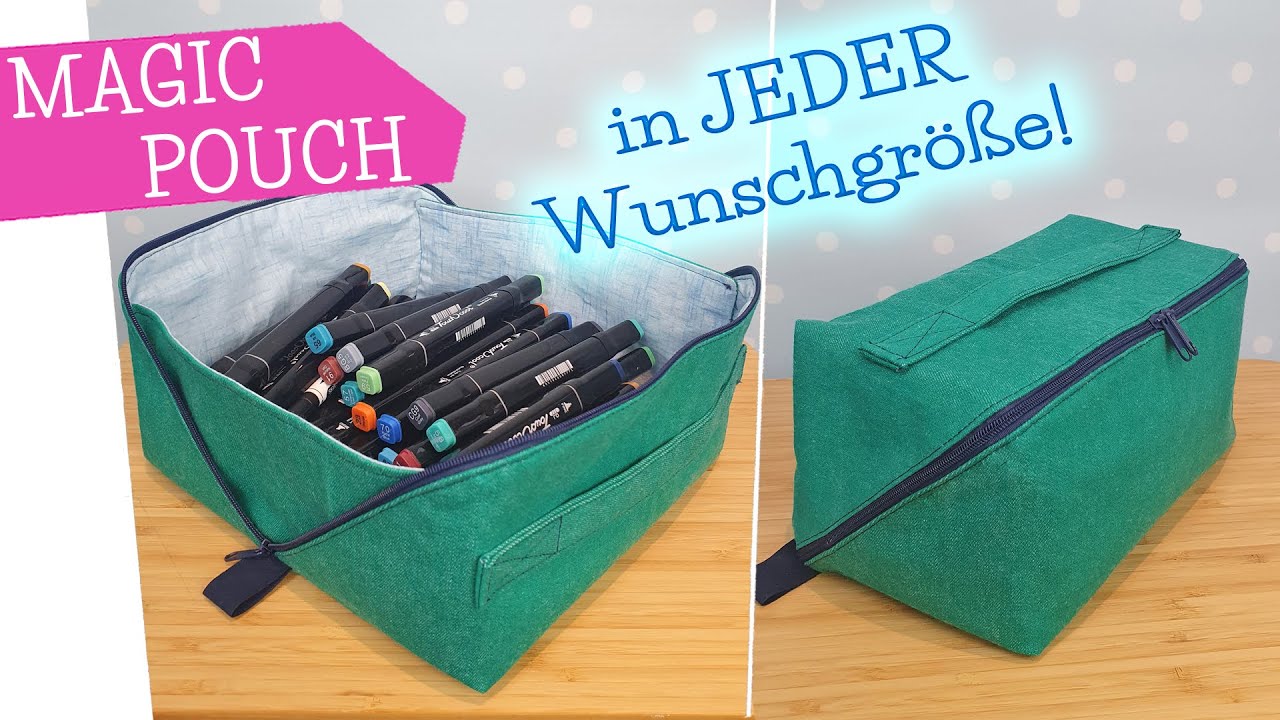 Magic Pouch nähen in JEDER Wunschgröße | Wide open Pouch | DIY Nähanleitung | mommymade