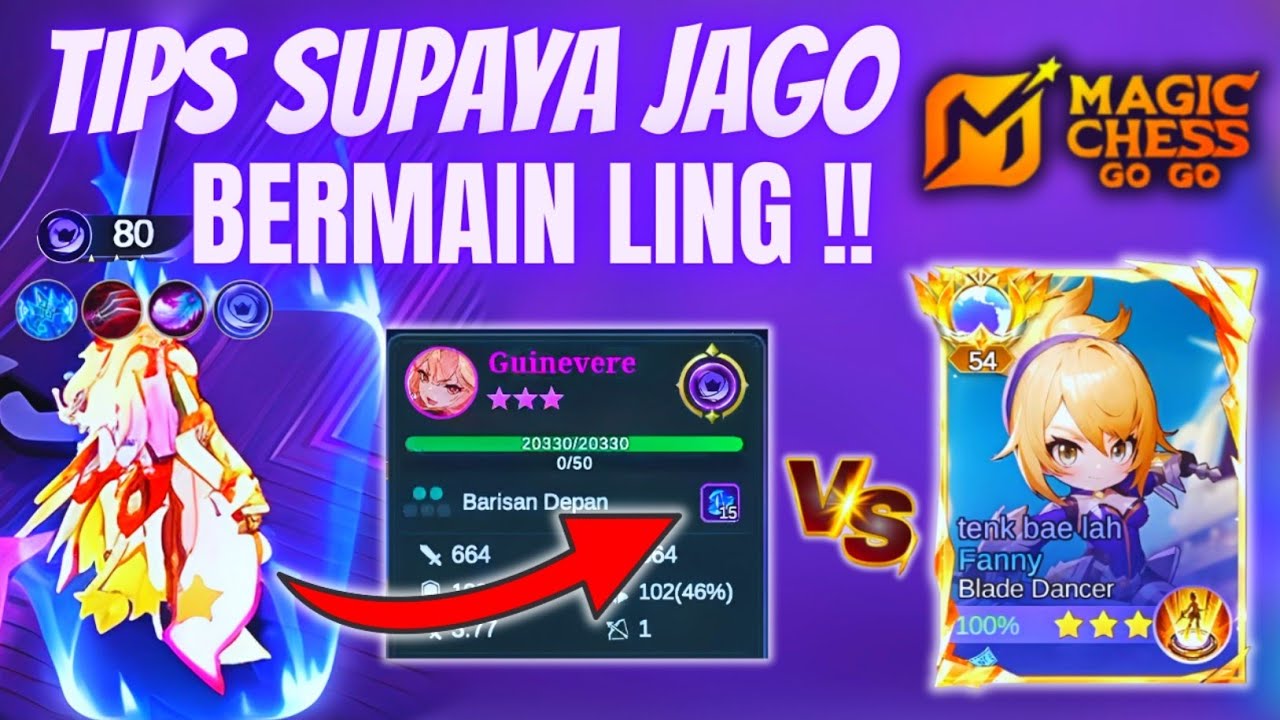 GUINEVERE TITAN MODE‼️FULL STCK 15 + FULL STCK SHADOWCELL BRO !! CARA BERMAIN COMMANDER LING TERBARU