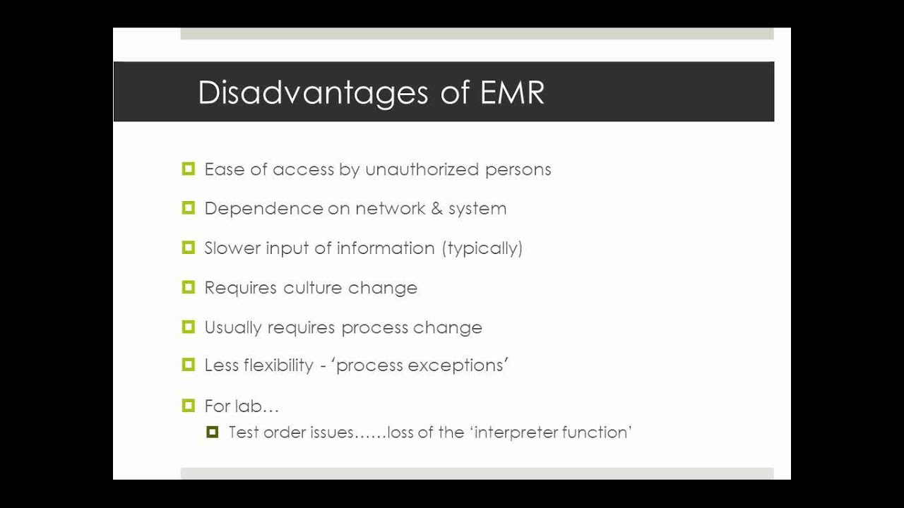 Laboratory Information Systems (LIS) and Hospital Information Systems (HIS) (Tim Hamill)