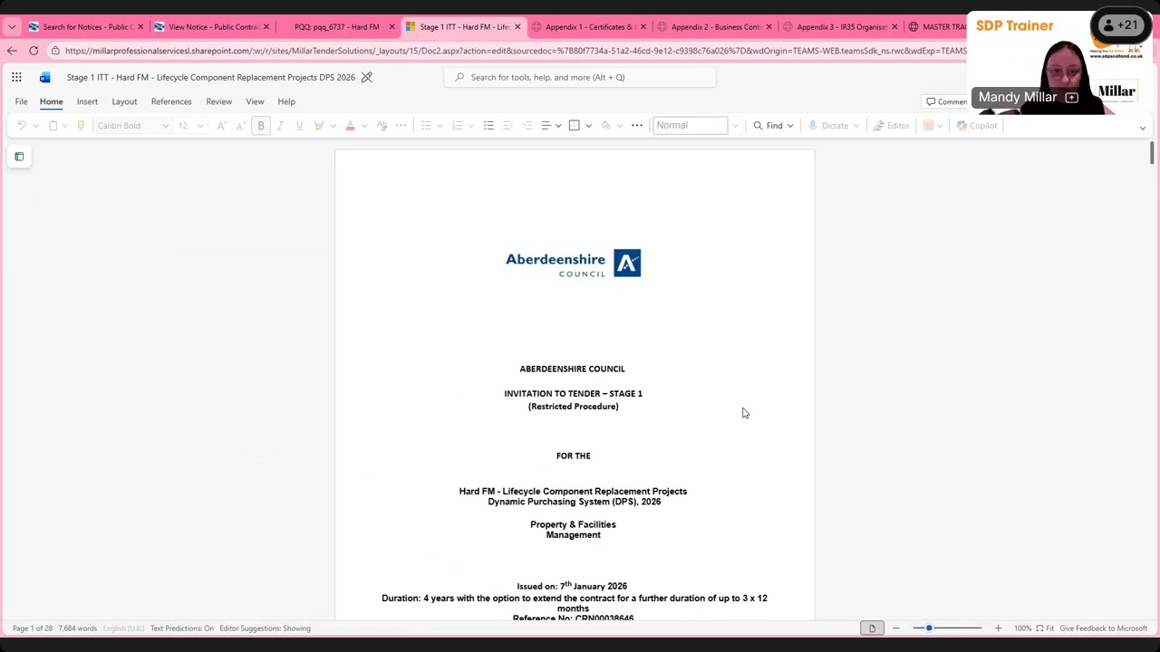Aberdeenshire Hard FM   Lifecycle Component Replacement Projects DPS 260122