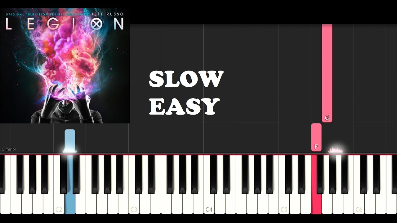 Legion ost (Jeff Russo) - Levitate(SLOW EASY PIANO TUTORIAL)