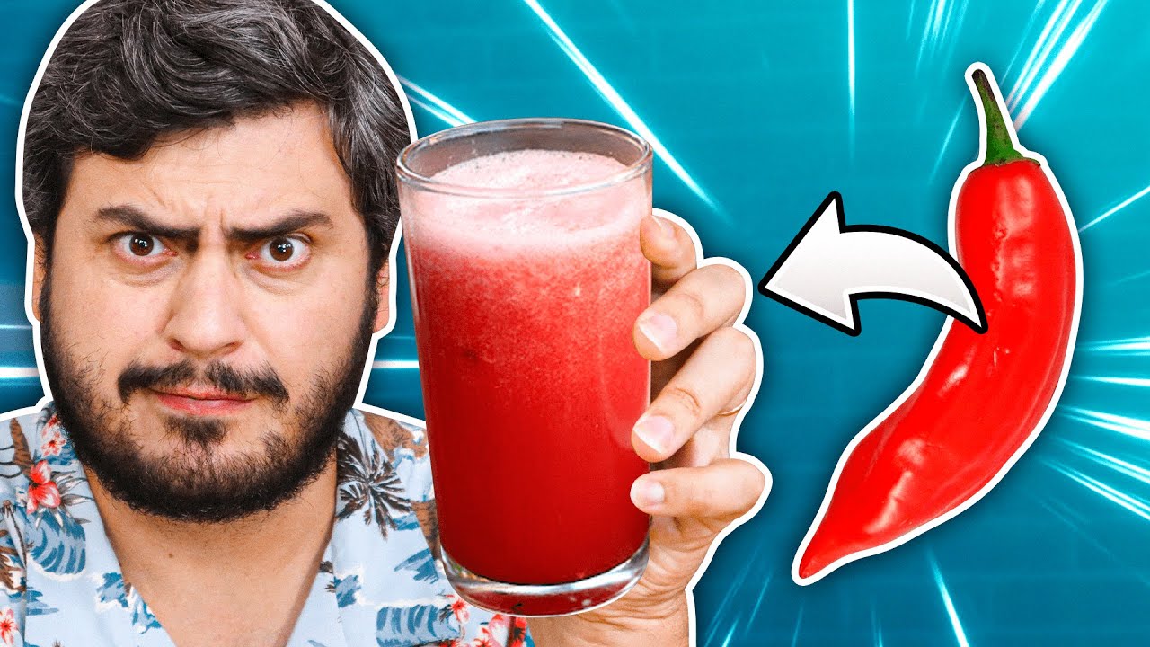 Provamos Receitas de Suco Bizarras (Surpreendente)
