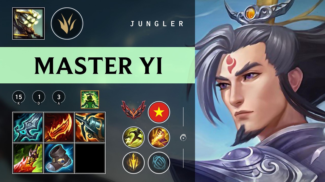 Master Yi Jungle vs Diana - VN Grandmaster Patch 26.03