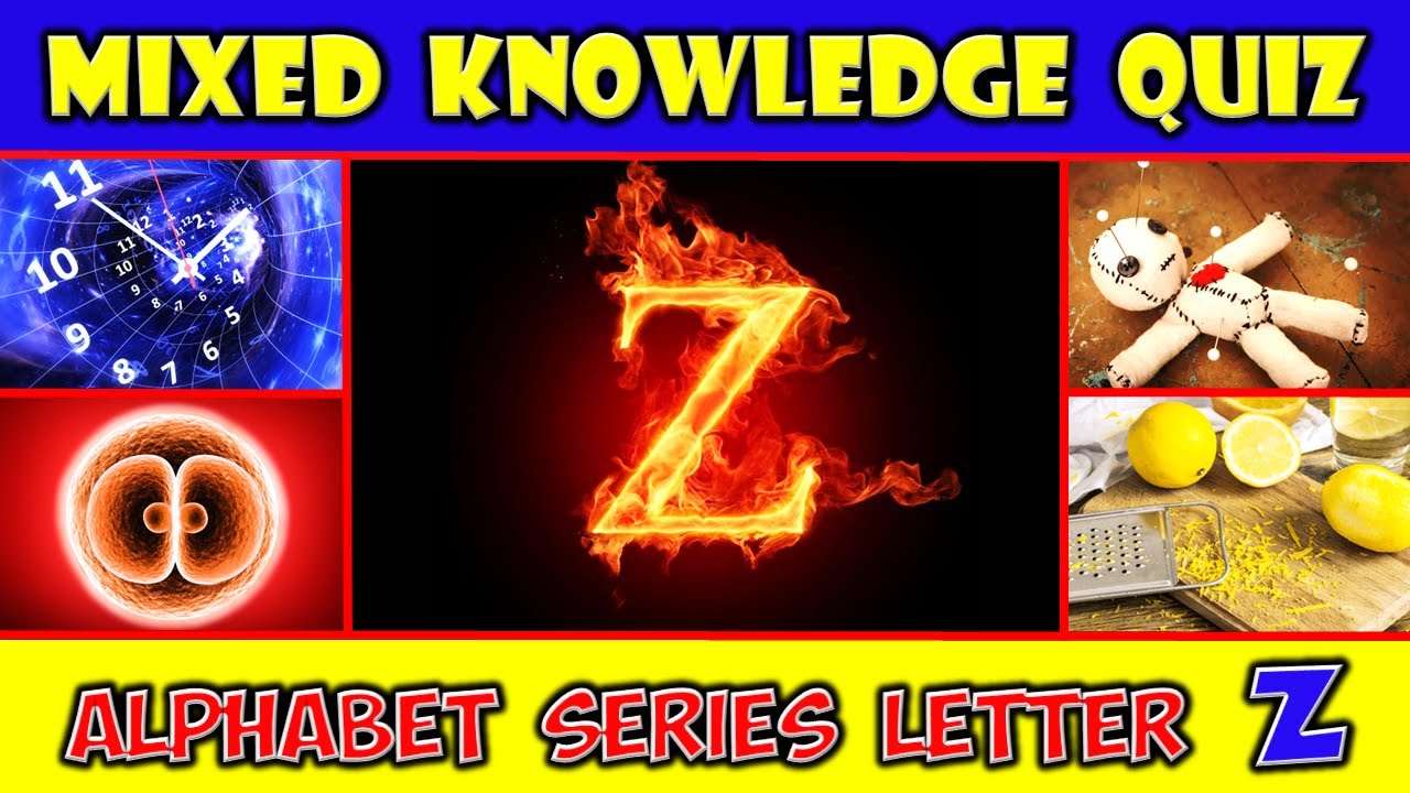 ALPHABET QUIZ (Alphabet Series - Letter Z)🔤