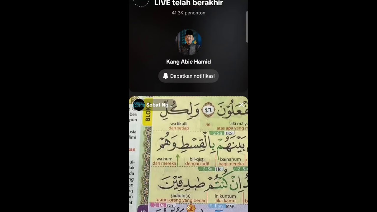 Media Islam Nasehat's broadcast