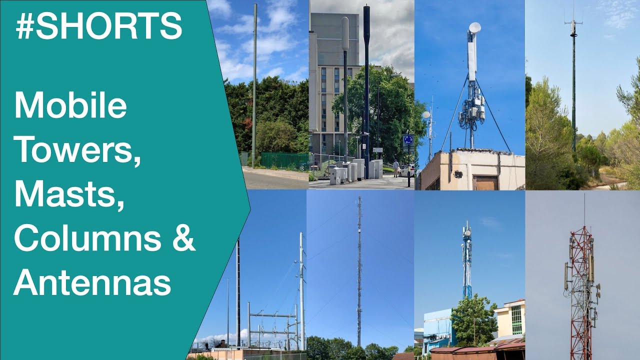 The Amazing Variety of Mobile Phone Towers #cellphonetower #mobilephonetower