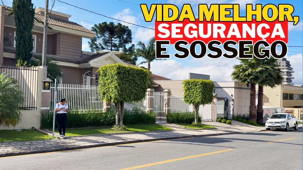 UM BAIRRO EXCELENTE COM CARA DE INTERIOR PERTO DE CURITIBA 