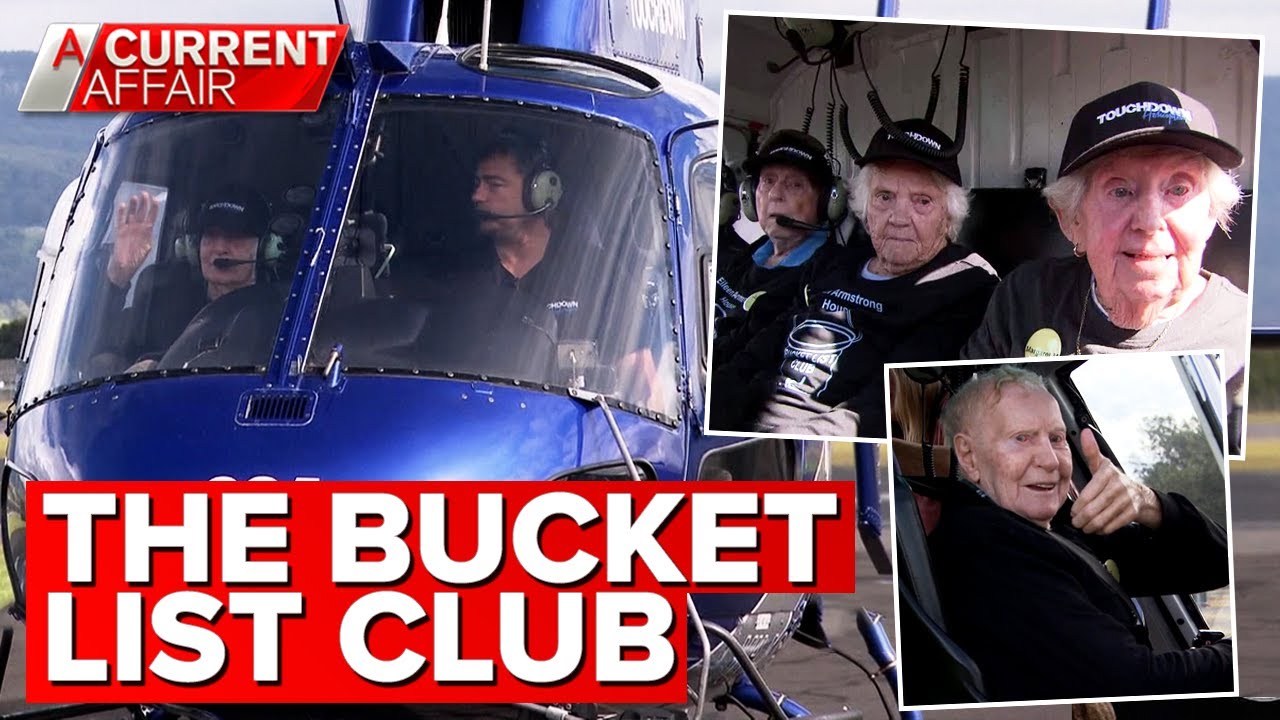 Aussie seniors on thrilling adventures after forming bucket list club | A Current Affair