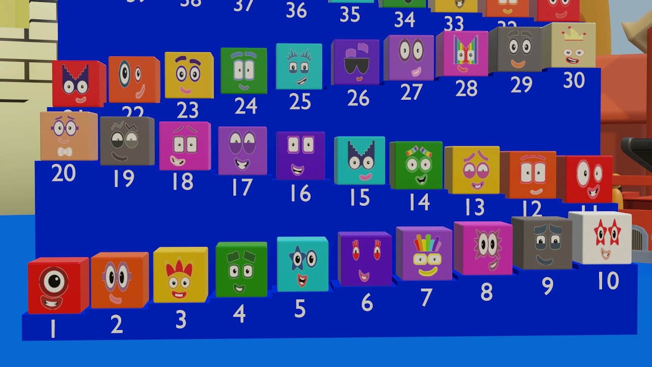 Numberblocks 1 - 100 : Toddlers Educational Videos & Kindergarten Learning Video Math