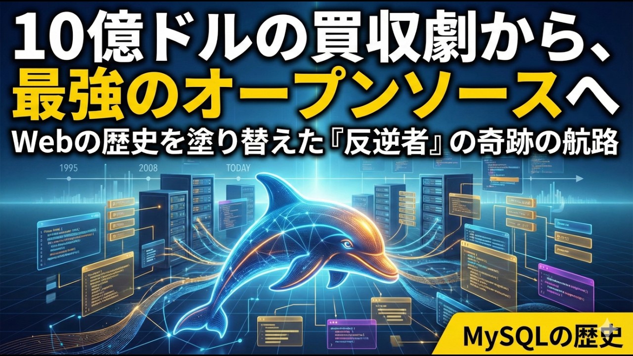 MySQL10億ドルの買収劇から、最強のオープンソースへ。それは“反逆者”と呼ばれたデータベースの、奇跡の航路だった。技術的バイオグラフィー。反逆者の旅路