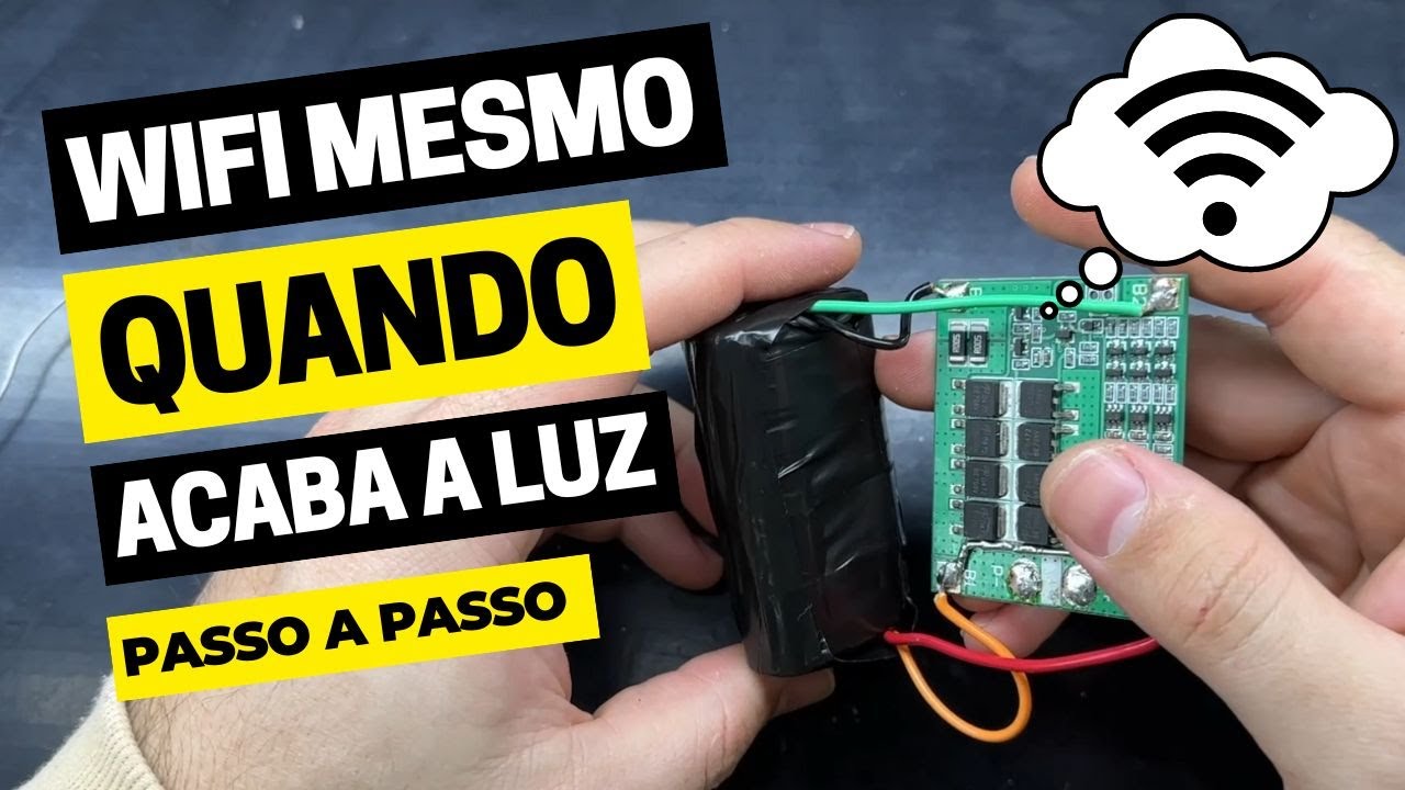 Nobreak caseiro para roteadores e modens!