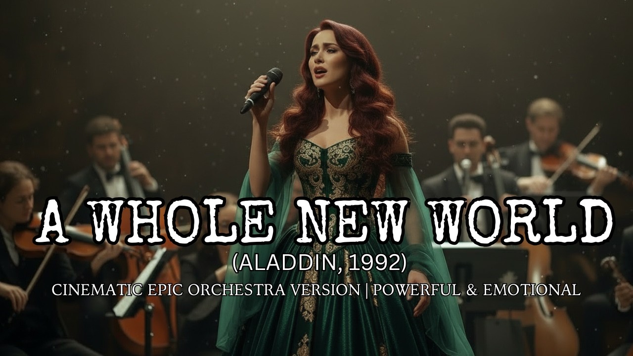 A Whole New World (Aladdin, 1992) Cinematic Epic Orchestra Version | Powerful & Emotional