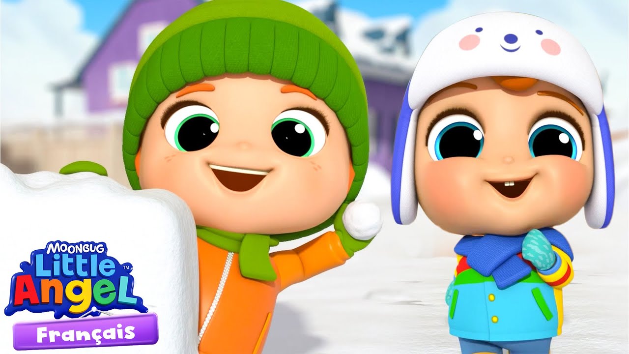 C’est l'hiver! Chaud ou froid? | @LittleAngelFrancais ​| Comptines | Vidéos Pour Enfants