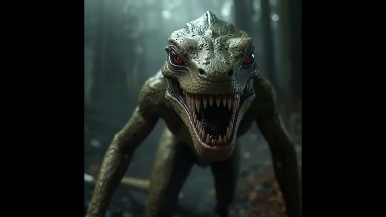 Ancient Lizard is&nbsp;looking right at You... Run! #horror #cinematic #shorts&nbsp;