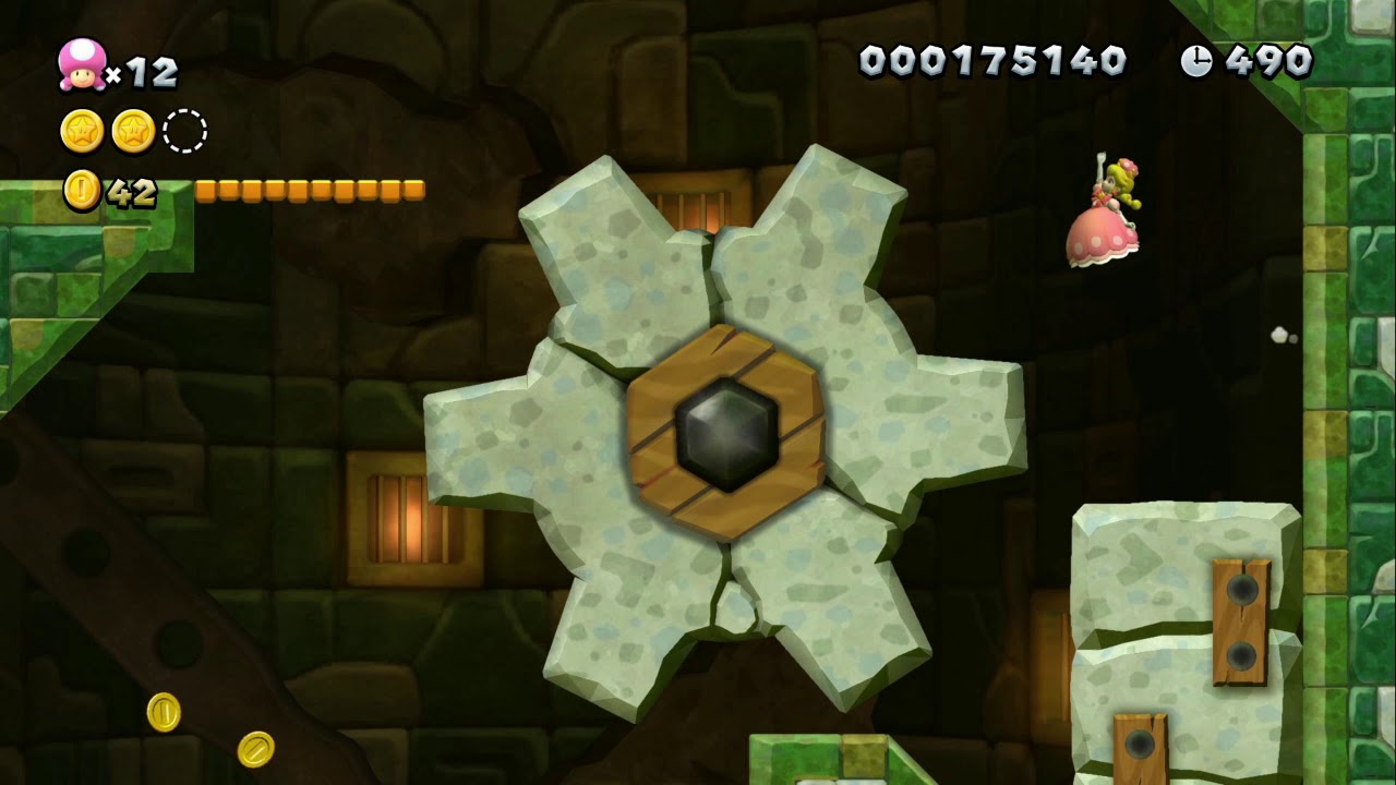 【NS】橡栗平原 1-塔 三星幣 【Mario U】 New 超級瑪利歐兄弟 U 豪華版
