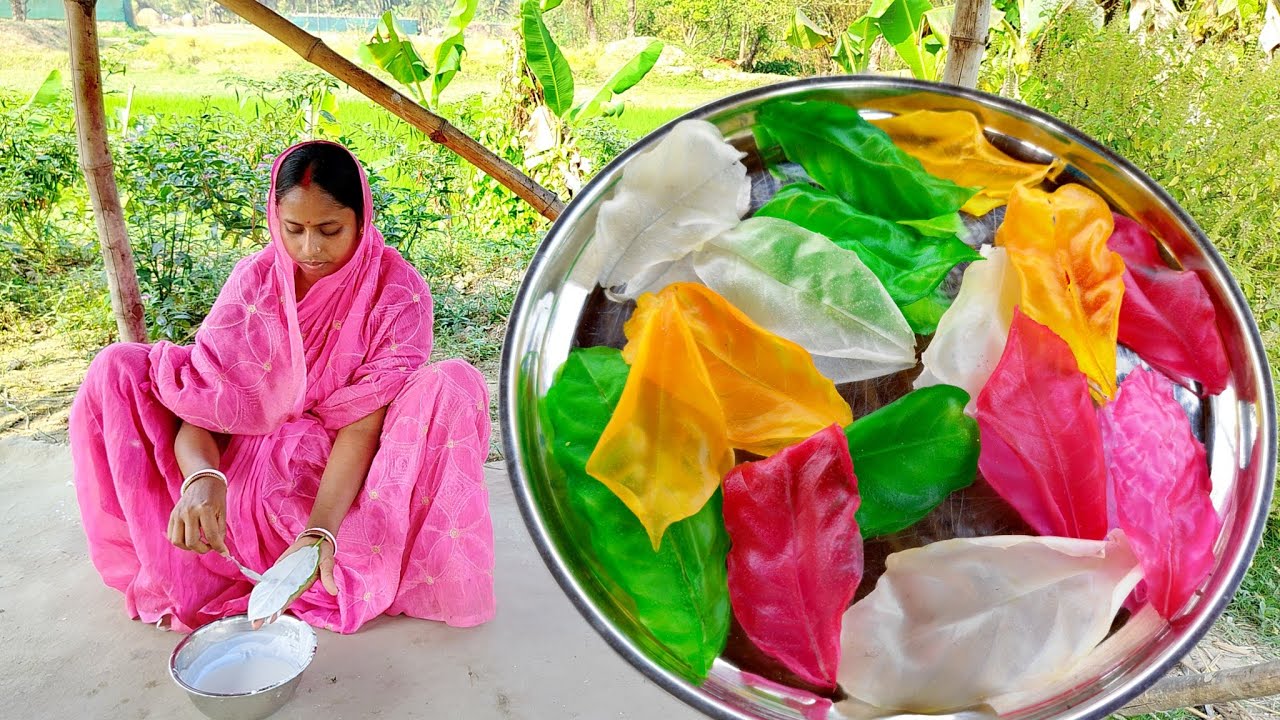 মাত্র ১টি উপকরণে কাঁঠাল পাতা দিয়ে এতো সুন্দর পাঁপড় হয় না দেখলে বিশ্বাস হবে না | papad recipe