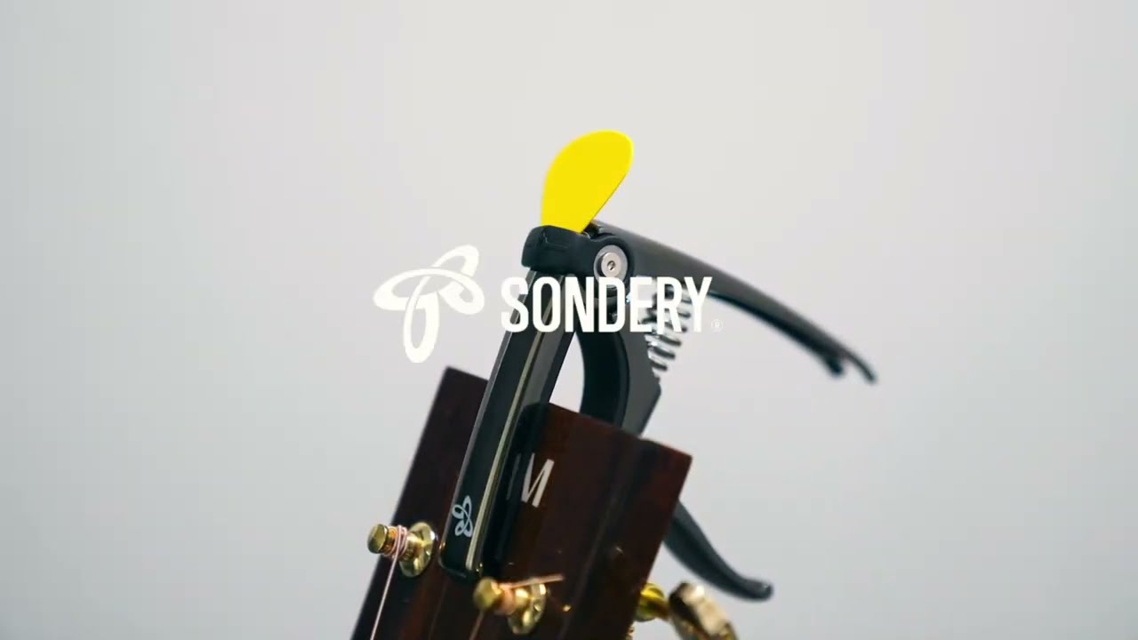 Sondery guitar capo AKK 4 in 1 strings cutter bridge pin puller pick holder and guitar capo