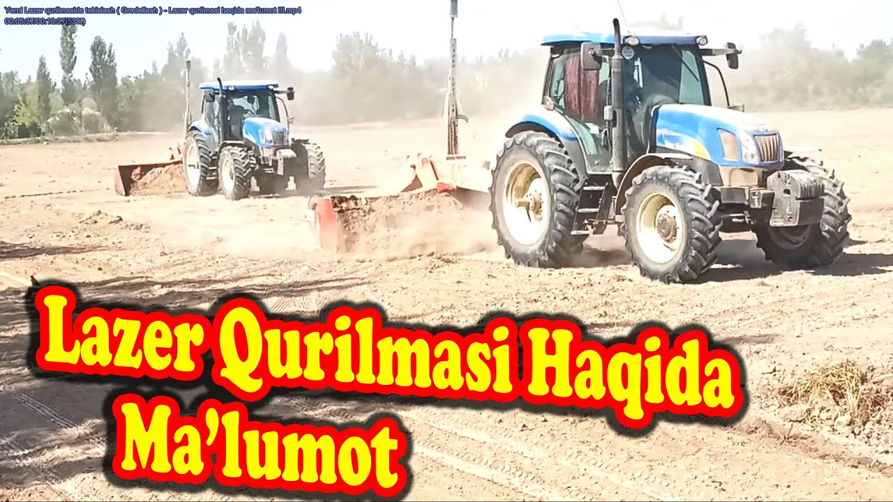 Yerni Lazer qurilmasida tekislash  Gredellash - Lazer qurilmasi haqida ma'lumot !!!