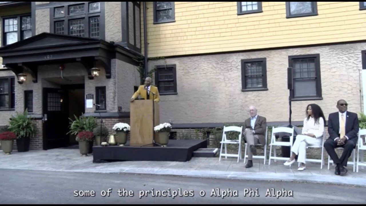 Robert F. Smith Celebrates the House of Alpha Leadership Institute Opening at Cornell University