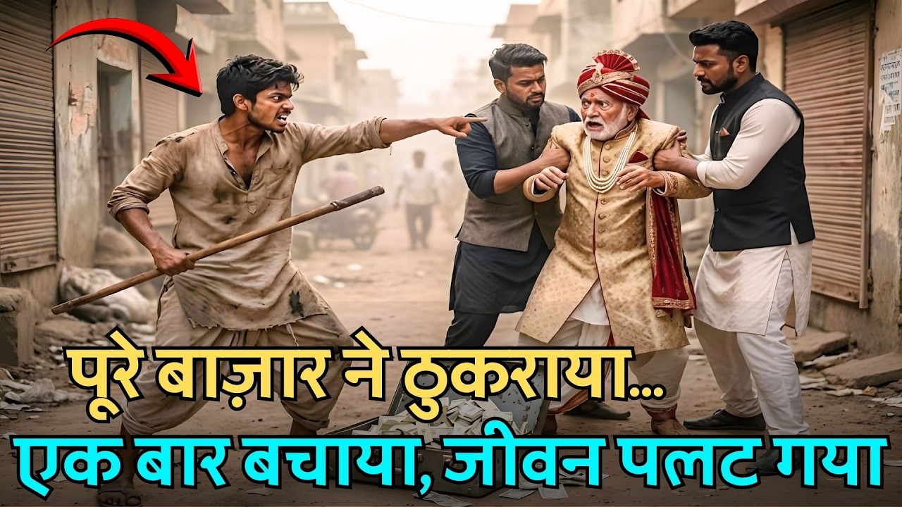 फटेहाल भिखारी का सबने मजाक उड़ाया—एक जान बचाई और किस्मत बदल गई!