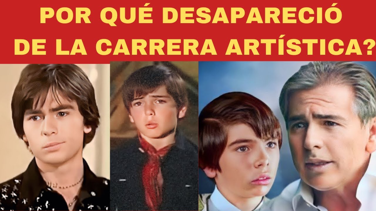 Por qué desapareció de la carrera artística este niño actor prodigio? Qué le impidió seguir actuando