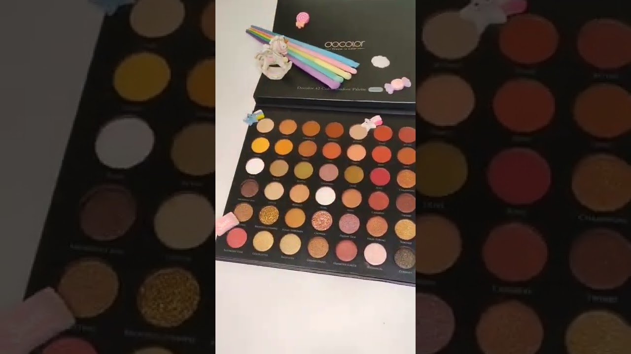 Docolor Unicorn Brushes + PRO palette review, do you like this combination? #fyp #doclor #makeup