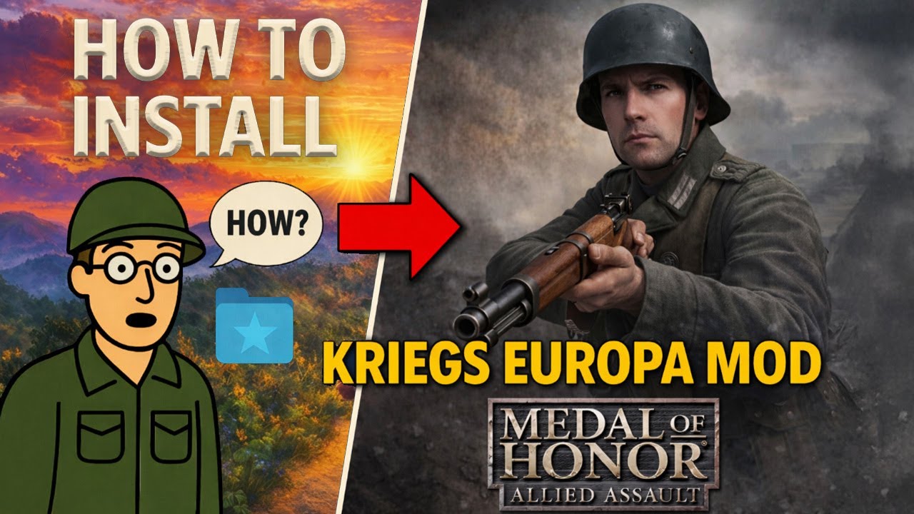 Medal of Honor AA Kriegs Europa: How to Install