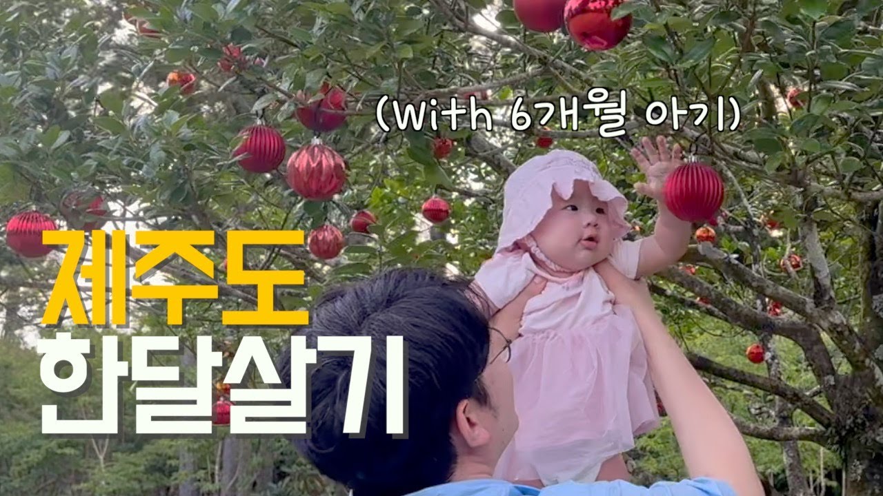 [육아브이로그] 제주도 한달살기 4주차 ⎮ 아기와 등산(?) ⎮ 금능 또 감!