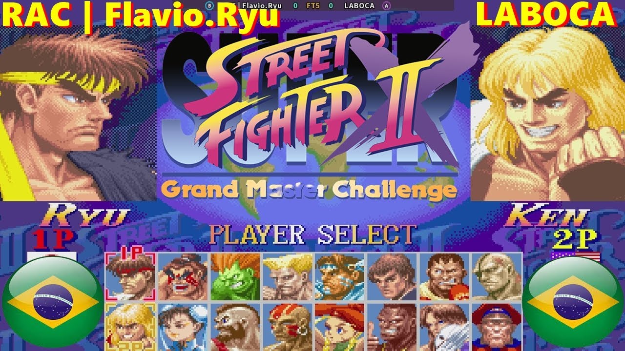 Super Street Fighter II X - grand master challenge- RAC | Flavio.Ryu vs LABOCA FT5