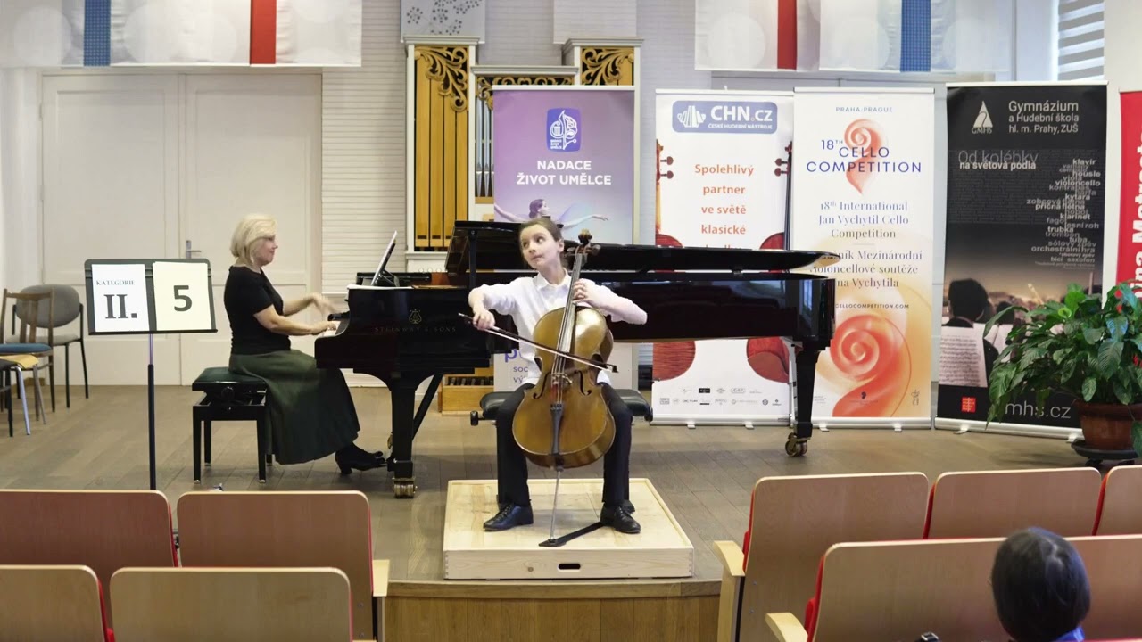 Tchaikovsky Valse sentimentale (Jan Vychytil International Cello Competition, Prague, Nov. 2024)
