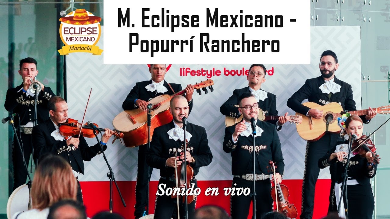 Mariachis en Medell&iacute;n 🎻Mariachi Eclipse Mexicano tocando en M&eacute;xico - Voz femenina