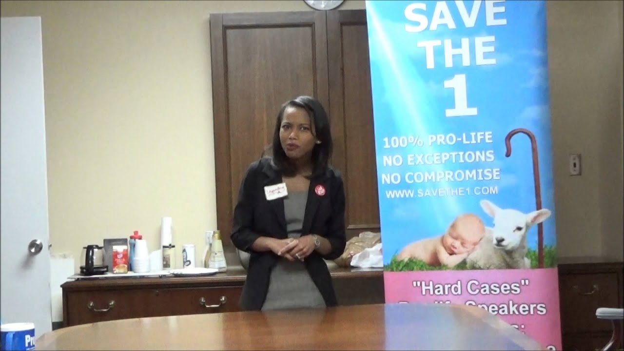 Leyandria Murray Pro-Life Speaker - Save The 1
