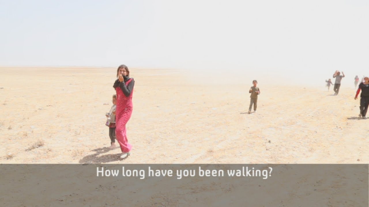 On the road with Yazidis fleeing Islamic State
