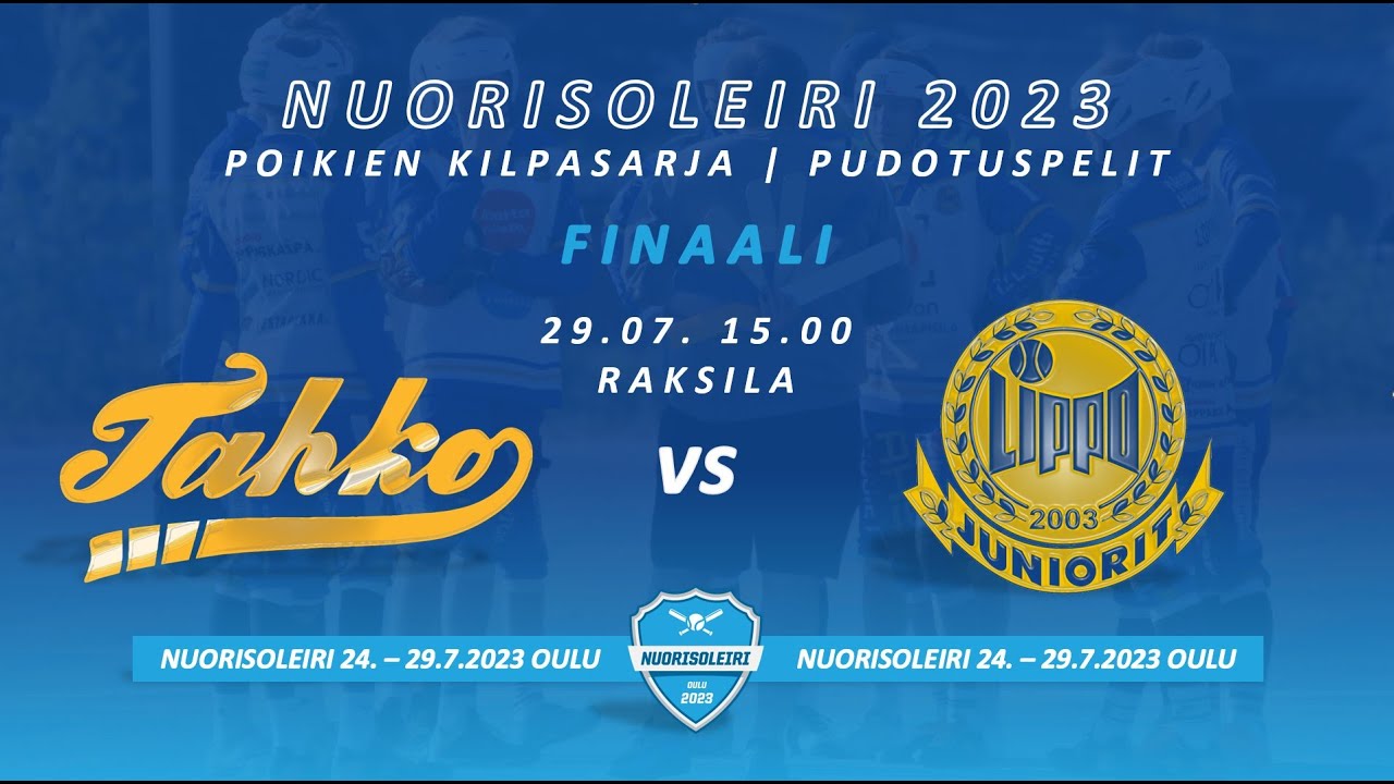 Nuorisoleiri 2023 FINAALI: Hyvink&auml;&auml;n Tahko vs Oulun Lippo Juniorit 1-2k (2-6, 4-3, 4-5)