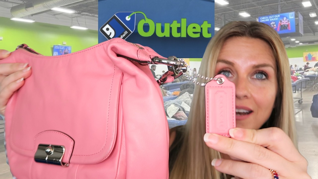 Столько вещей COACH в контейнерах Goodwill! #покупки #контейнерыgoodwill