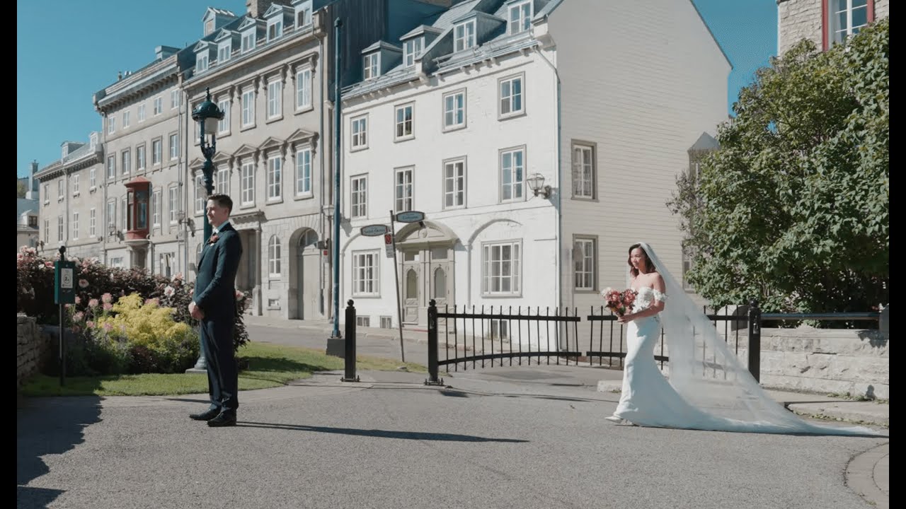 A & J  - Destination wedding - Québec City - Chateau Frontenac