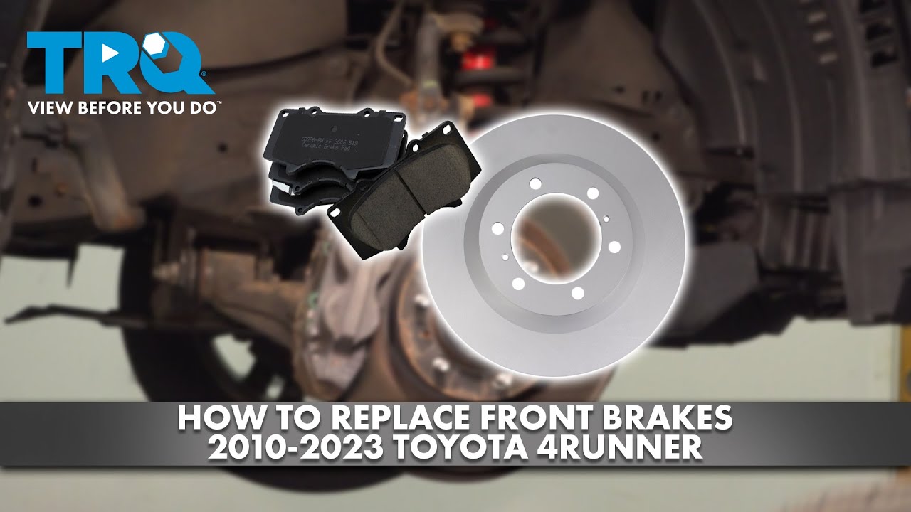 Как заменить передние тормоза на Toyota 4Runner 2010-2023 годов