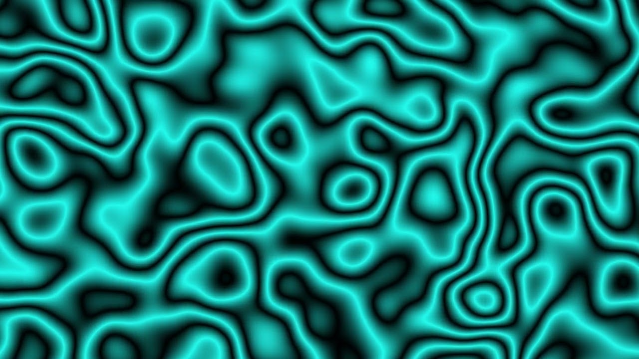 Light Blue Psychedelic Background - relaxing Blue Background - 1 hour no sound