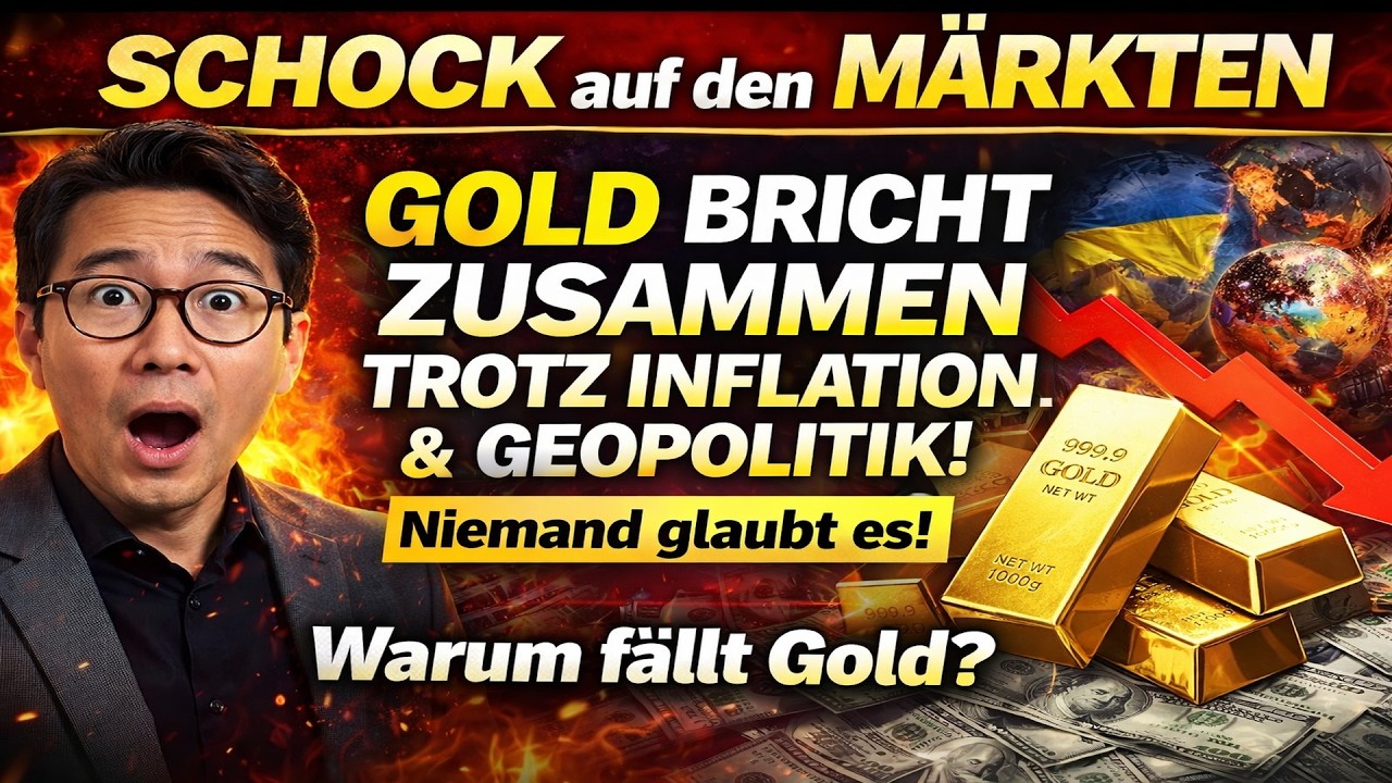 Schock auf den Märkten: Warum Gold plötzlich zusammenbricht, obwohl die Inflation explodiert!