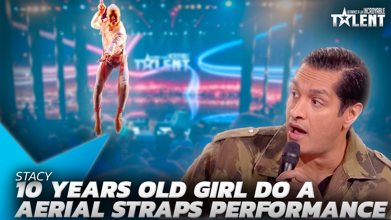 Stacy 10 years old delivers a radiant aerial straps performance that reflects her bright personality