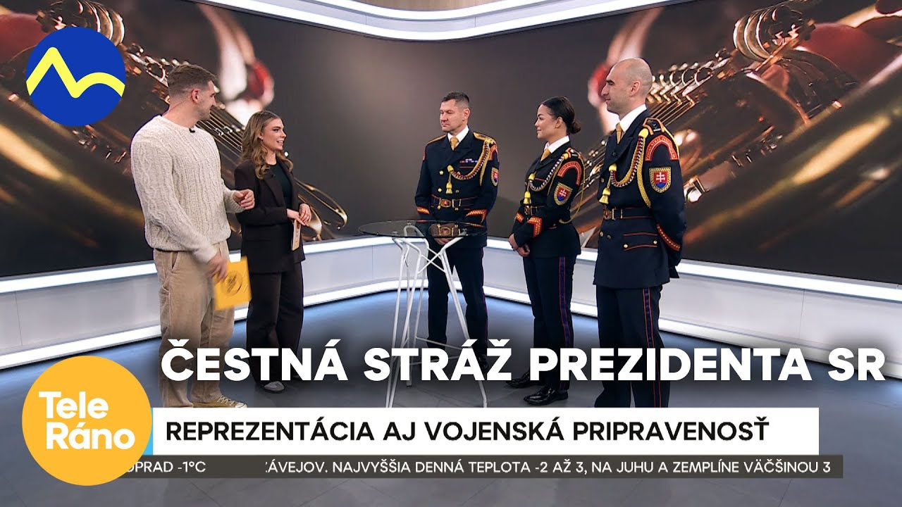Čestná stráž prezidenta SR: Reprezentácia aj vojenská pripravenosť | Teleráno