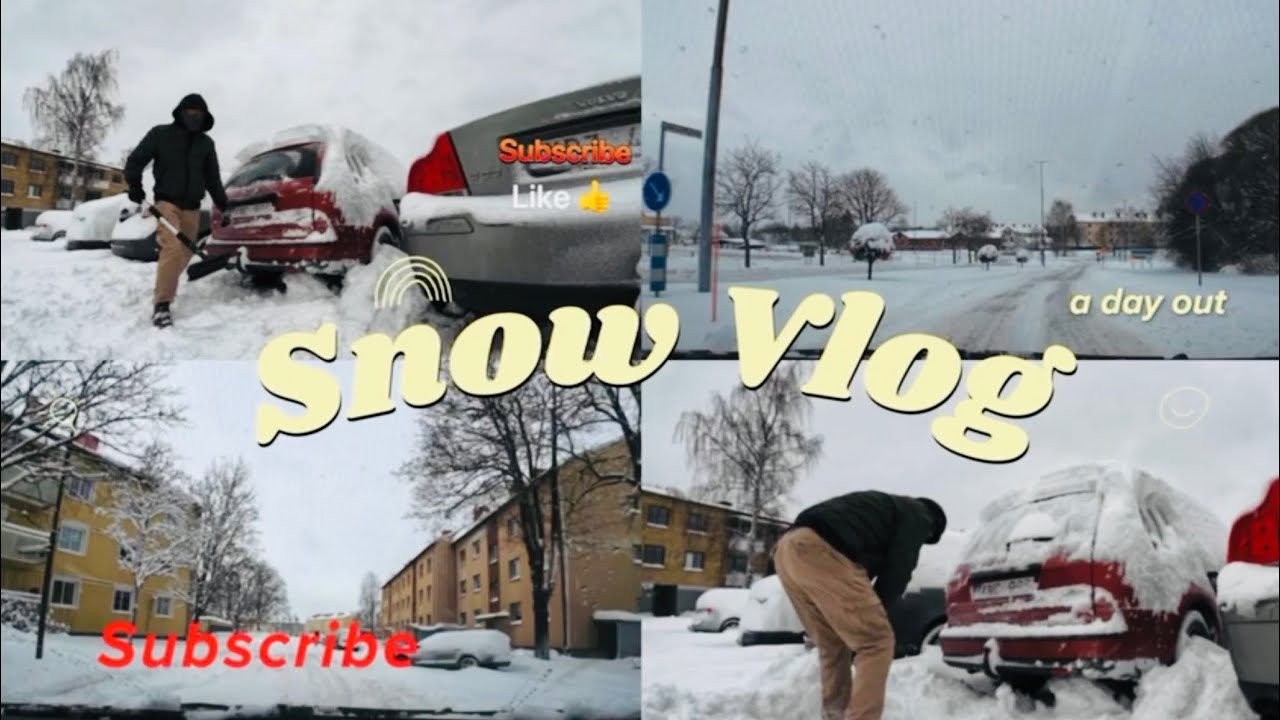 Heavy Snowfall in Sweden! A Day in the Nordic Winter #snow #karlskoga 🇸🇪
