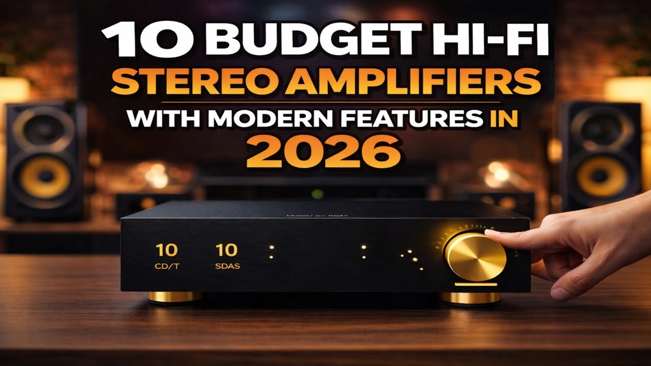 Топ-10 бюджетных стереоусилителей Hi-Fi в 2026 году – современные функции, превосходящие их ценов...