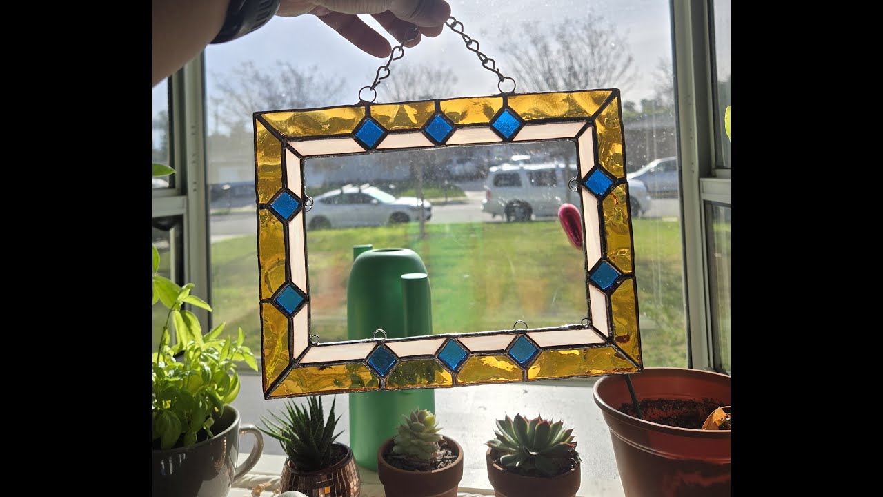 1st Stained Glass Project: 4x6 Picture Frame - Design Process