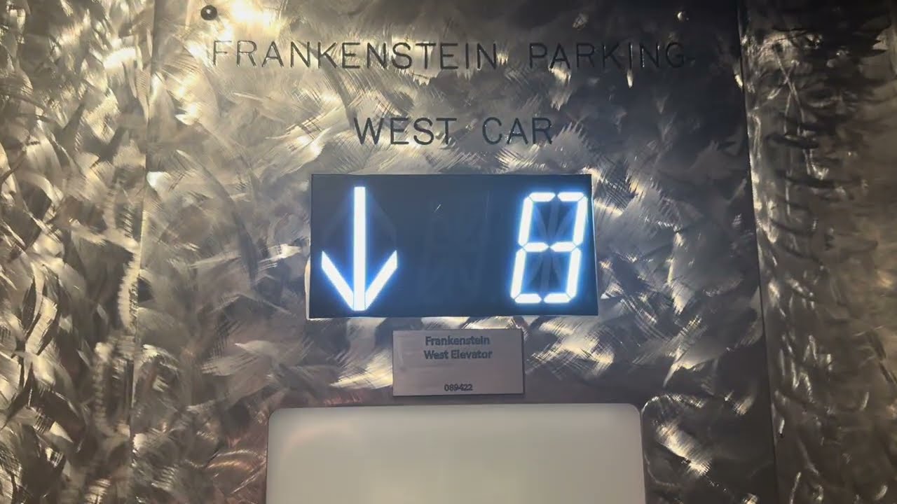 Otis (m.b. MEI) Elevators - Frankenstein Parking - Universal Studios Hollywood - Hollywood, CA, USA