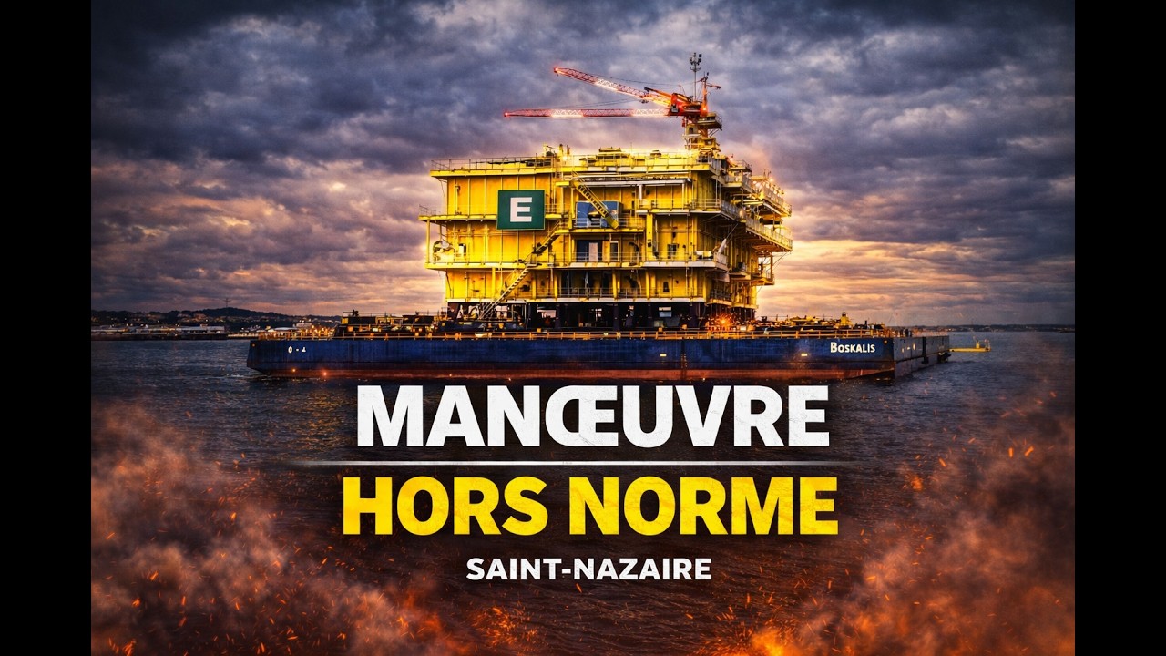 Saint-Nazaire : une manœuvre portuaire hors norme au cœur de l’éolien en mer | Épisode 46